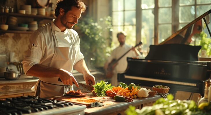 La musique et la cuisine : l’alliance parfaite pour booster votre créativité culinaire