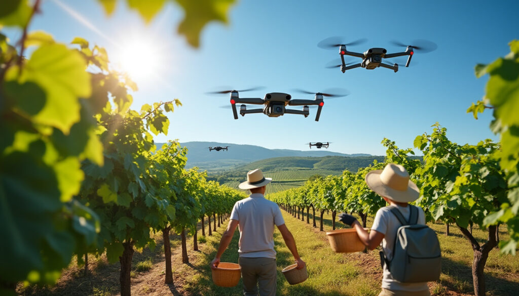 découvrez comment les drones révolutionnent les vendanges en facilitant la gestion des vignobles, en optimisant la récolte et en améliorant la qualité du raisin grâce à des technologies innovantes.