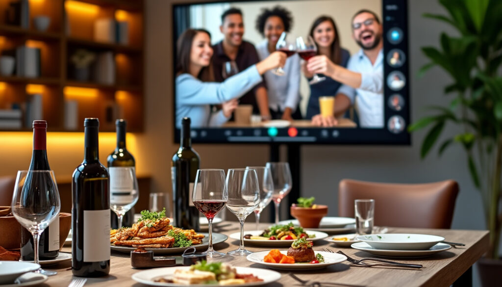 découvrez les meilleurs outils de visioconférence pour organiser des dégustations à distance conviviales et interactives, que ce soit pour le vin, le fromage ou d'autres produits gourmands.