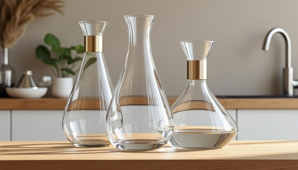 découvrez notre sélection de carafes design alliant élégance et utilité pour sublimer votre table et rafraîchir vos boissons avec style.