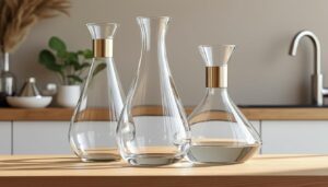 découvrez notre sélection de carafes design alliant élégance et utilité pour sublimer votre table et rafraîchir vos boissons avec style.