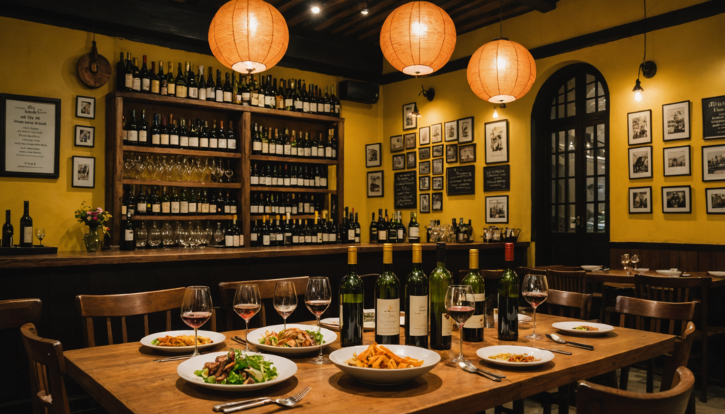 découvrez notre sélection de bars à vins proposant des accords parfaits avec la cuisine vietnamienne pour une expérience gustative unique.