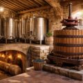 découvrez comment aménager une propriété viticole dans le rhône en intégrant un pressoir traditionnel, des cuves en inox modernes et une cave voûtée authentique pour une production de vin de qualité.