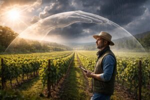 protégez votre domaine viticole des aléas climatiques grâce aux solutions d'assurance sur mesure proposées par groupama et allianz.