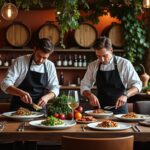 découvrez les chefs passionnés qui mettent en valeur les vins du rhône à travers leurs créations culinaires exceptionnelles.