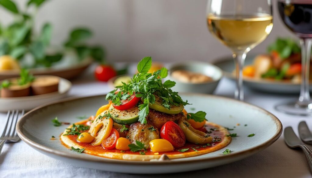 découvrez l'art de la cuisine fusion et apprenez à sublimer vos plats grâce aux accords créatifs avec les vins du rhône, pour une expérience gastronomique unique et raffinée.