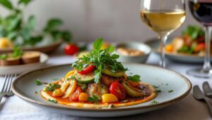 découvrez l'art de la cuisine fusion et apprenez à sublimer vos plats grâce aux accords créatifs avec les vins du rhône, pour une expérience gastronomique unique et raffinée.